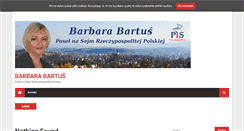 Desktop Screenshot of barbarabartus.pl