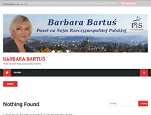 Tablet Screenshot of barbarabartus.pl